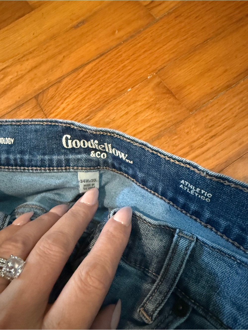 Goodfellow & Co Blue Slim Straight Men's Jeans